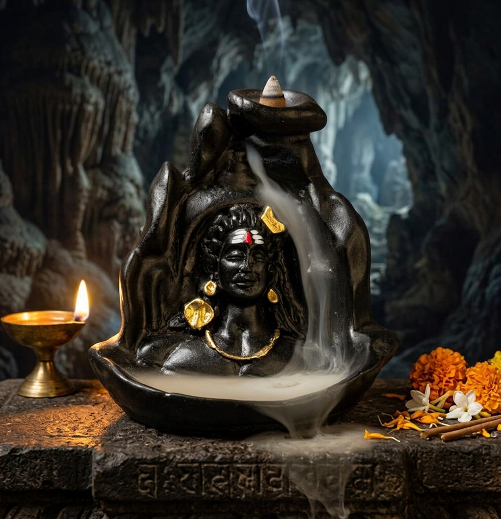 Adiyogi Dhyana Mudra Smoke