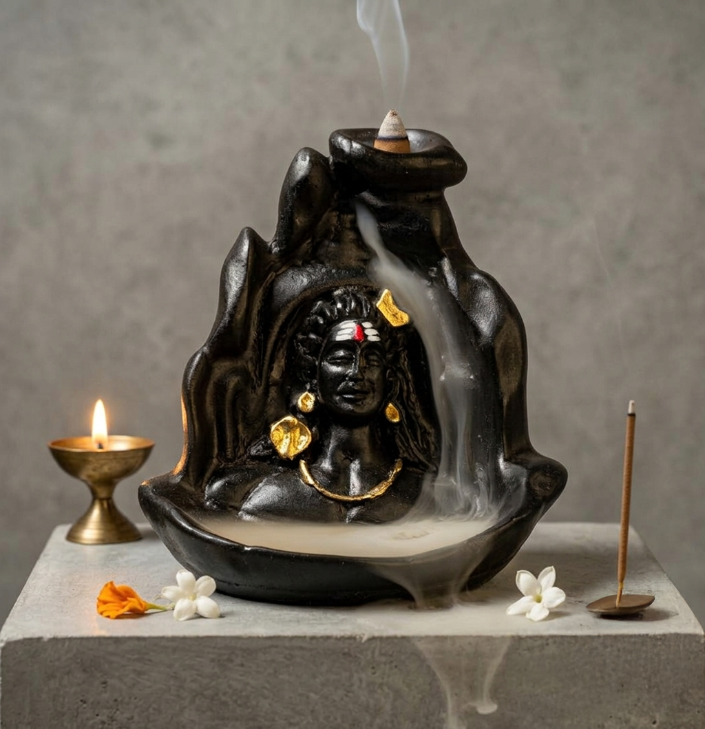 Adiyogi Dhyana Mudra Smoke